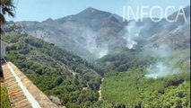 El incendio forestal en la Sierra de Mijas se da por estabilizado y se permite el regreso de los vecinos