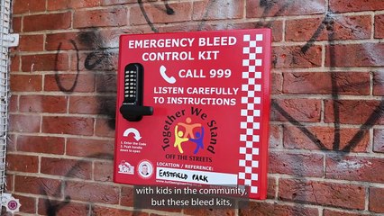 More bleed cabinets rolled out by Northamptonshire knife-crime campaigners