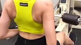 Pragya Jaiswal fitness exercises video |Beauty Queen Pragya Jaiswal workout in Gym