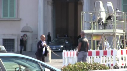 Download Video: Terminato l'incontro con Mattarella, Draghi lascia il Quirinale