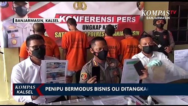 Penipu Berkedok Bisnis Oli Ditangkap di Banjarmasin, Rugikan Korban Hingga Rp. 800 Juta