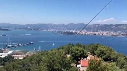 La vue à 360 degrés de la rade depuis la vigie de Saint-Mandrier