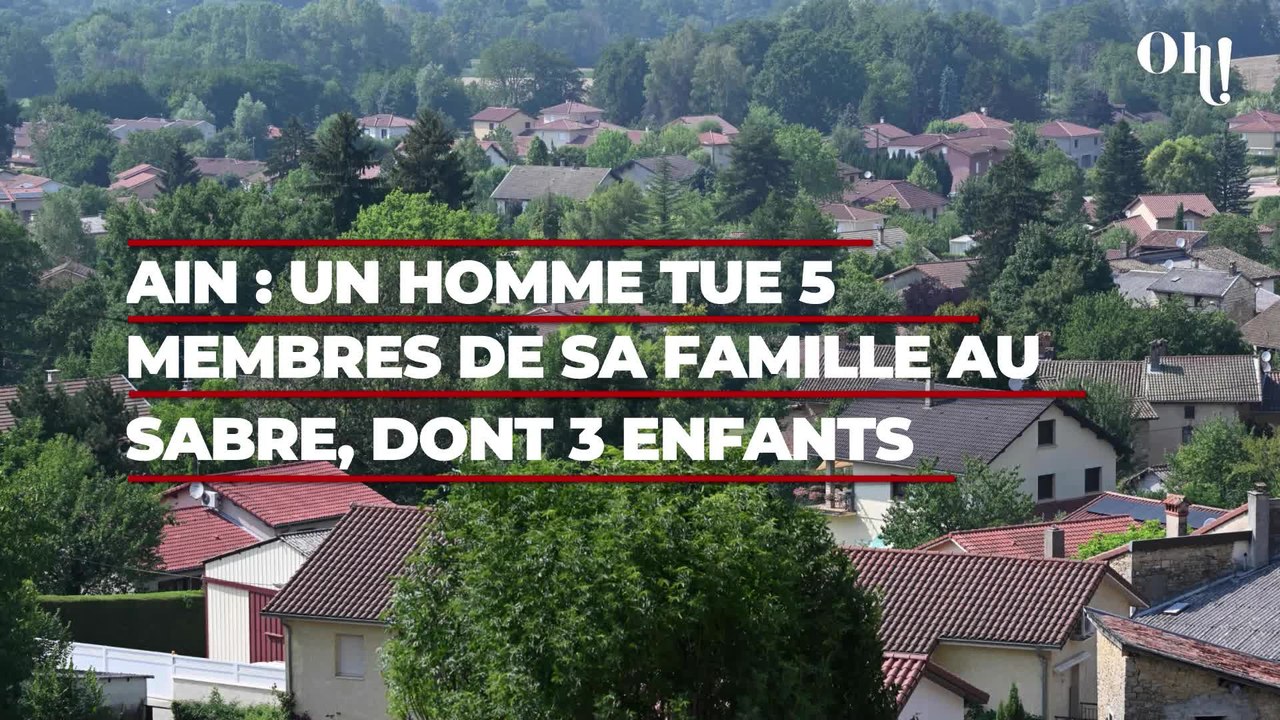 Ain : un homme de 22 ans tue 5 membres de sa fa...