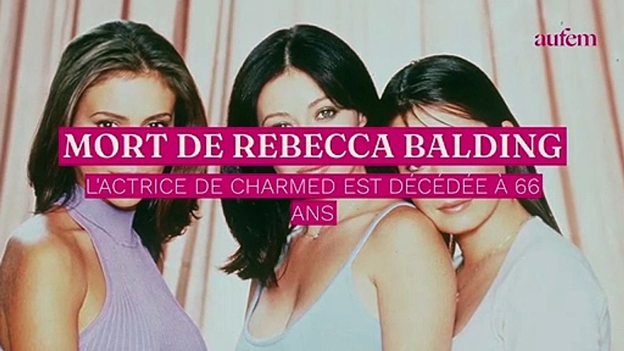 Mort de Rebecca Balding : l’actrice de Charmed est décédée à 66 ans