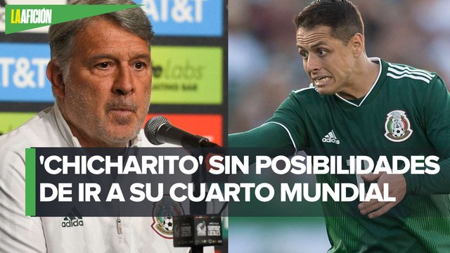 Chicharito' Hernández ya habló con 'Tata' Martino y no irá a Mundial de Qatar 2022