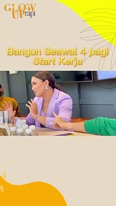 Glow Up Rapi_ Bangun Awal Pagi, Rahsia Cantik Fasha Sandha
