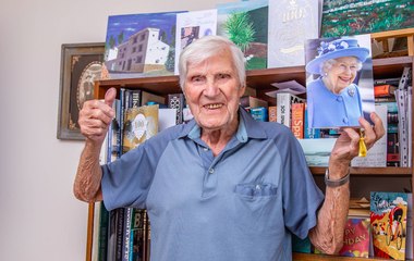 Roy Downing celebrates his 100th Birthday