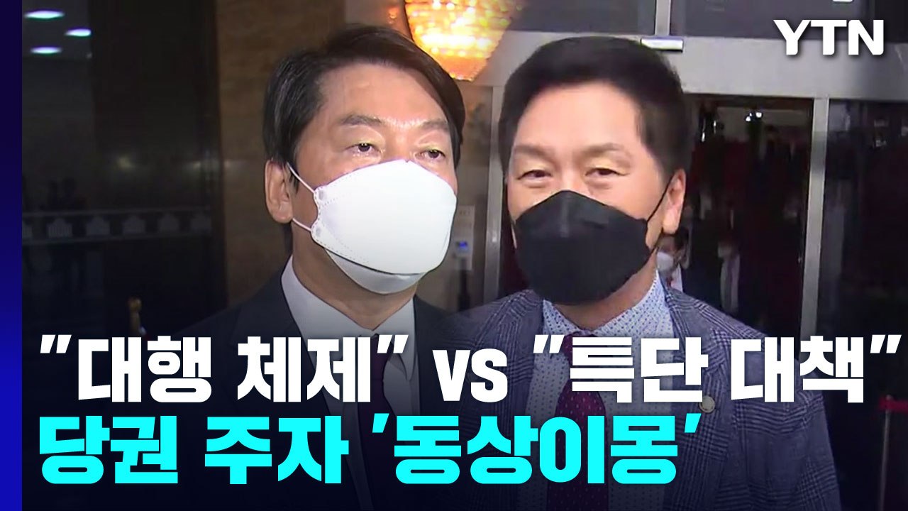 "대행 체제" vs "특단 대책"...與 당권 주자 '동상이몽' / YTN
