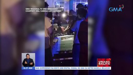 Buntis, nanganak sa labas ng nasusunog na ospital | UB