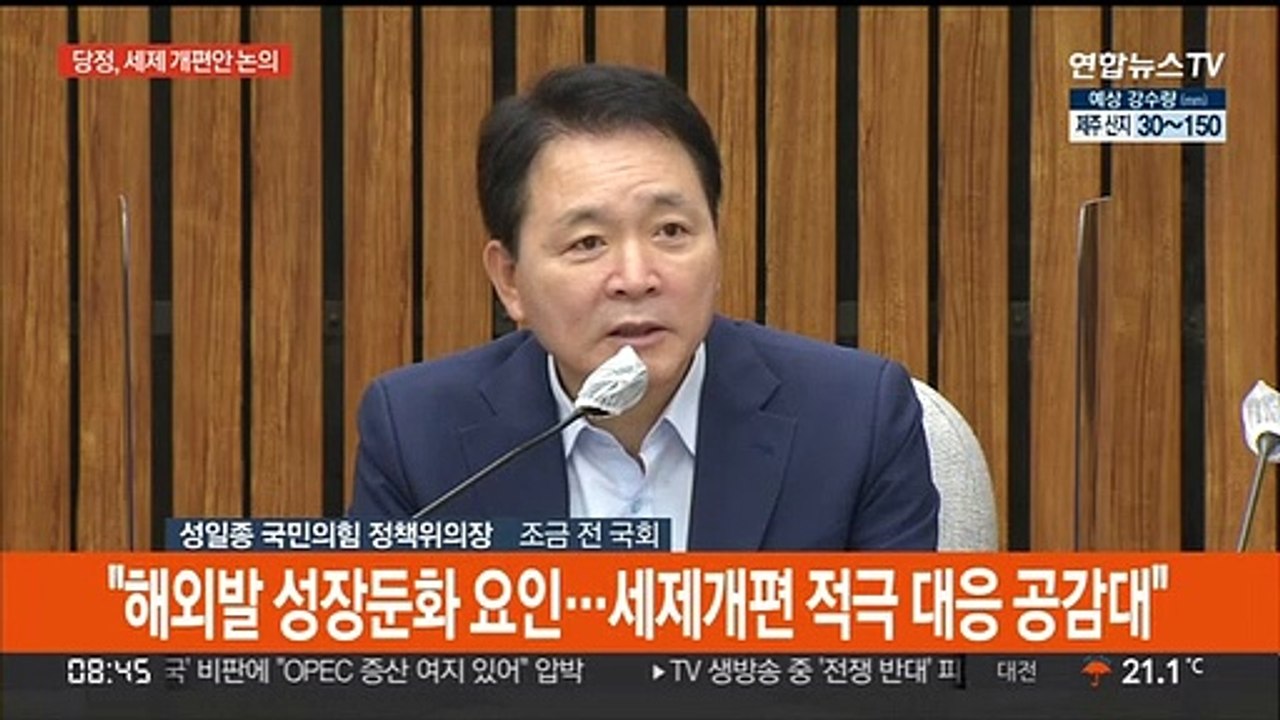 [현장연결] 당정 "서민·중산층 세부담 완화 요청…부동산 세제 정상화"