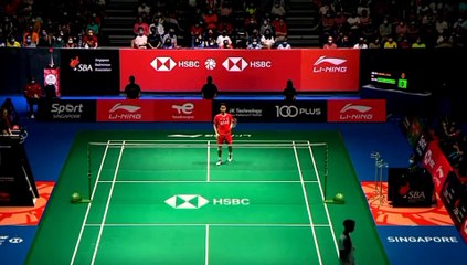 Momen Antoni Ginting dan JUARA singapore open 2022