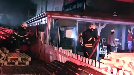 Son dakika haberi | Pide salonunun fırın kısmında çıkan yangın söndürüldü