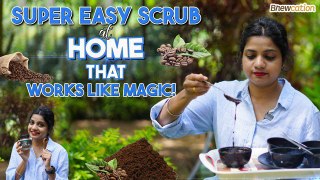 SuperEasy Scrub at Home That Works Like MAGIC! | Brewcation Series | Raghavi Vlogs