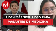 Médicos exigen Alto a la violencia tras asesinado de pasante en Durango