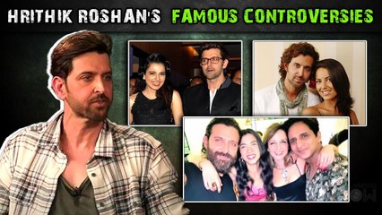 Hrithik Roshan's Affair With Saba,Party With Ex Wife Sussanne,Linkup With Barbara All Controversies