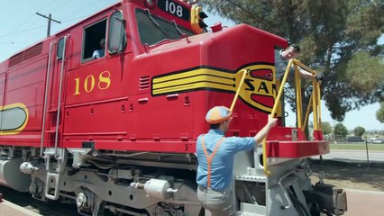 Trenes del Sur de California | Aprende con blippi | Videos educativos para niños