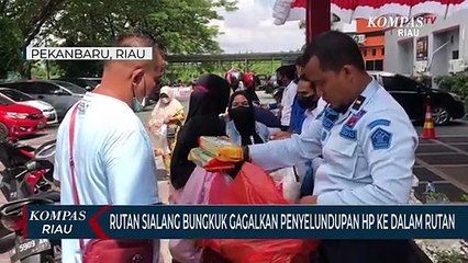Rutan Sialang Bungkuk Gagalkan Penyelundupan HP Ke Dalam Rutan