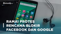 Facebook, WhatsApp, Google Terancam Diblokir, Bagaimana Respon Netizen? | Katadata Indonesia