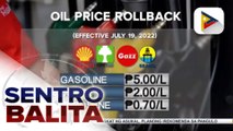 P5 bawas-presyo sa gasolina, inaasahan bukas; Diesel, may rollback naman na P2