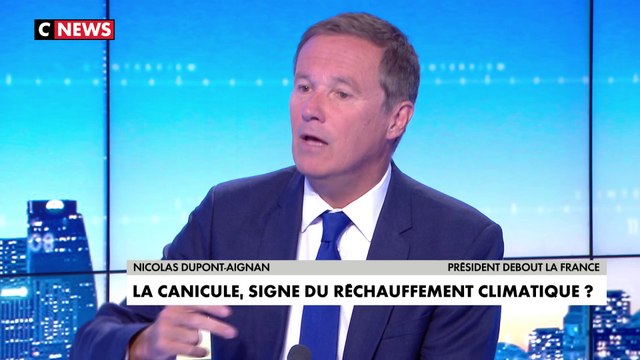 Nicolas Dupont-Aignan : «Le Canadair était un outil efficace, les pompiers sont écœurés»