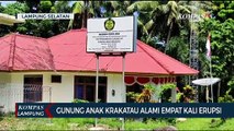 Gunung Anak Krakatau Alami Empat Kali Erupsi