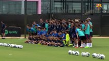 Así están siendo los entrenamientos del Barça en Miami (sin Xavi) / FCB