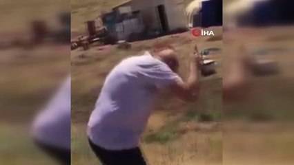 Arıcılık dede mesleği dedi, arılar saldırdı