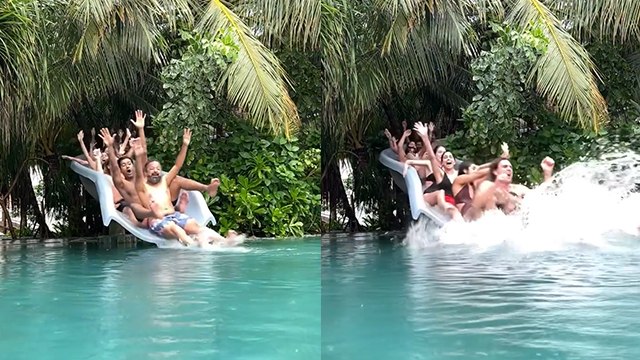 Katrina Kaif Vicky Kaushal Maldives Swimming Pool With Friends Masti Full Video Viral |Entertainment