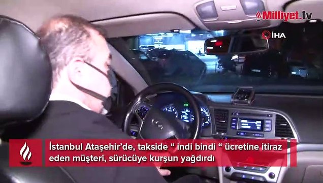 Ataşehir’de takside 'indi bindi' dehşeti! Taksi ücreti tartışması kanlı bitti
