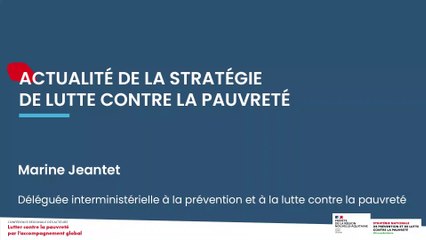 2. Accompagnement global - Actualité de la stratégie de lutte contre la pauvreté - Marine Jeantet