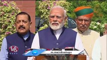PM Modi Speaks with Media After Casts His Vote Over Azadi Ka Amrit Mahotsav Celebrations  _  V6 News (1)