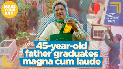 45-year-old father graduates magna cum laude   | Make Your Day