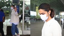 Deepika Padukone फिर निकली Shoot पर, Mumbai Airport पर ऐसे हुई Spot | Deepika padukone new film