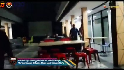 Patroli Tim Maung Galunggung Respon Laporan Warga, Amankan Lokasi Dugem dan Berhasil Menyita Ratusan Botol Miras Impor Berbagai Merk