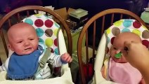 Bébés mignons Partager la Compilation des aliments - Essayez de ne pas souffler et de rire