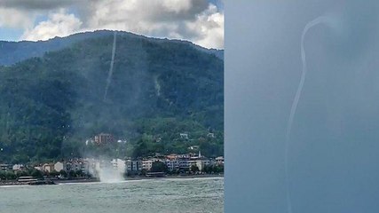 Kastamonu’da denizde korkutan hortum