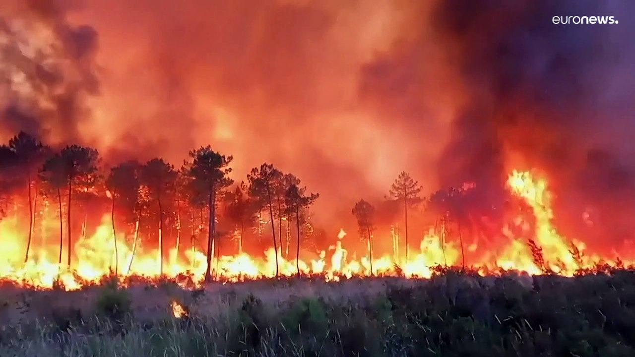 Пожары на юге Европы не стихают