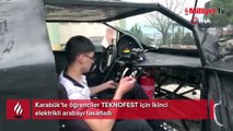 Karabük’te öğrenciler TEKNOFEST için ikinci elektrikli arabayı tasarladı