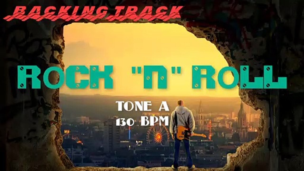 Backing Track - Rock " n " Roll ( Tone A, 130 BPM ) | 3N Music