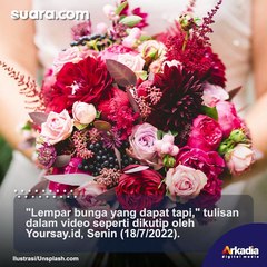 Acara Lempar Bunga di Pernikahan, Kaget yang Dapat Malah Sosok Ini