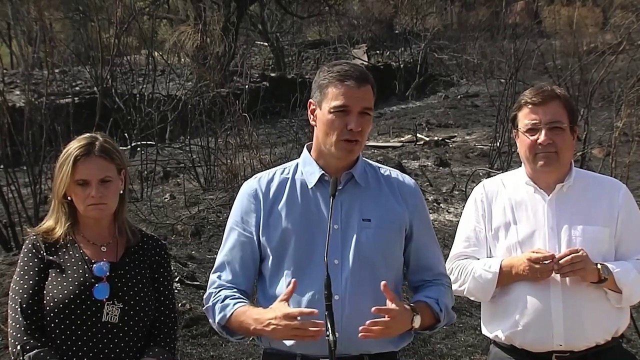 Sánchez sobre la ola de incendios: "El cambio climático mata"