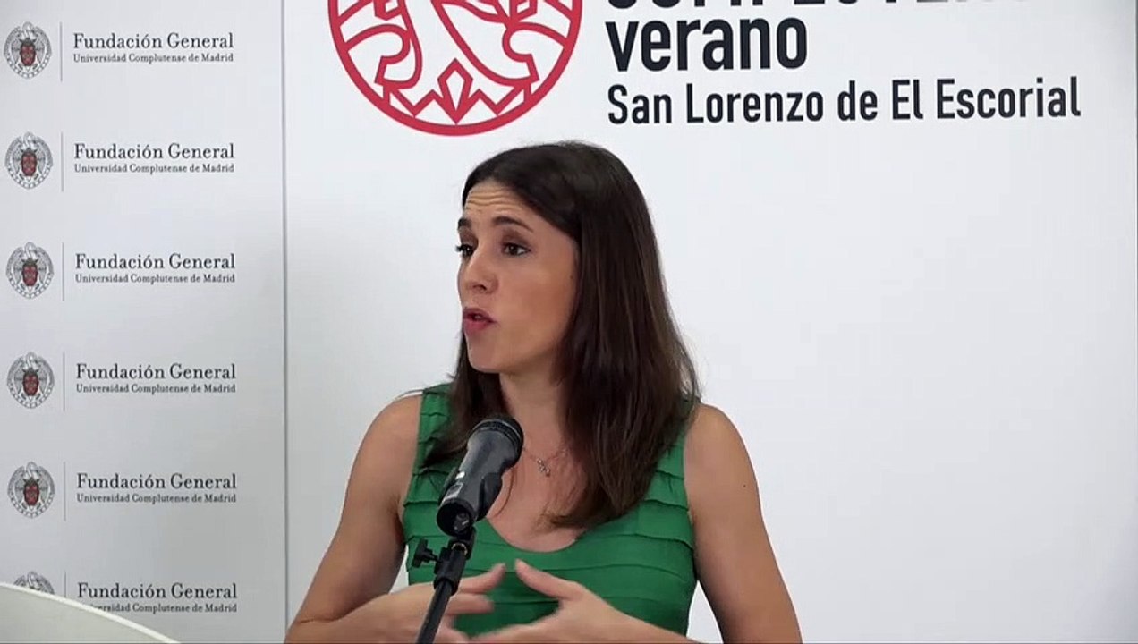 Irene Montero urge a aprobar una ley marco para los servicios de extinción y un estatuto para bomberos forestales