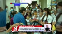 Dating Pangulong Duterte, binisita at sinorpresa ang mga batang cancer patient | 24 Oras
