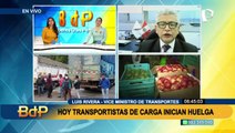 Luis Rivera sobre paro de transportistas: “Nos cierran el diálogo teniendo las soluciones a sus problemas”