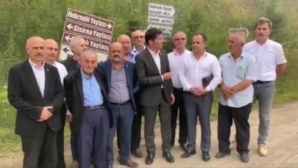 Ahmet Kaya, Trabzon Hıdırnebi Yaylası'nda Altyapı Yetersizliğine Dikkat Çekti: "Çöpler Etrafa Saçılmış, Yol Kötü Durumda"