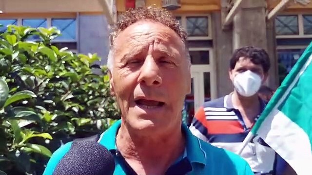 Protesta degli operatori socio sanitari in forza a Villa Sofia e al Cervello di Palermo