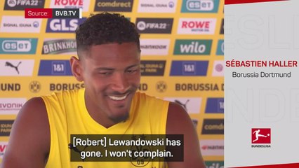 Haller 'not complaining' about Lewandowski departure