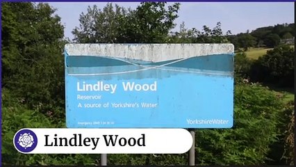 Lindley Wood Reservoir near Otley, drying up due to the lack of rain.