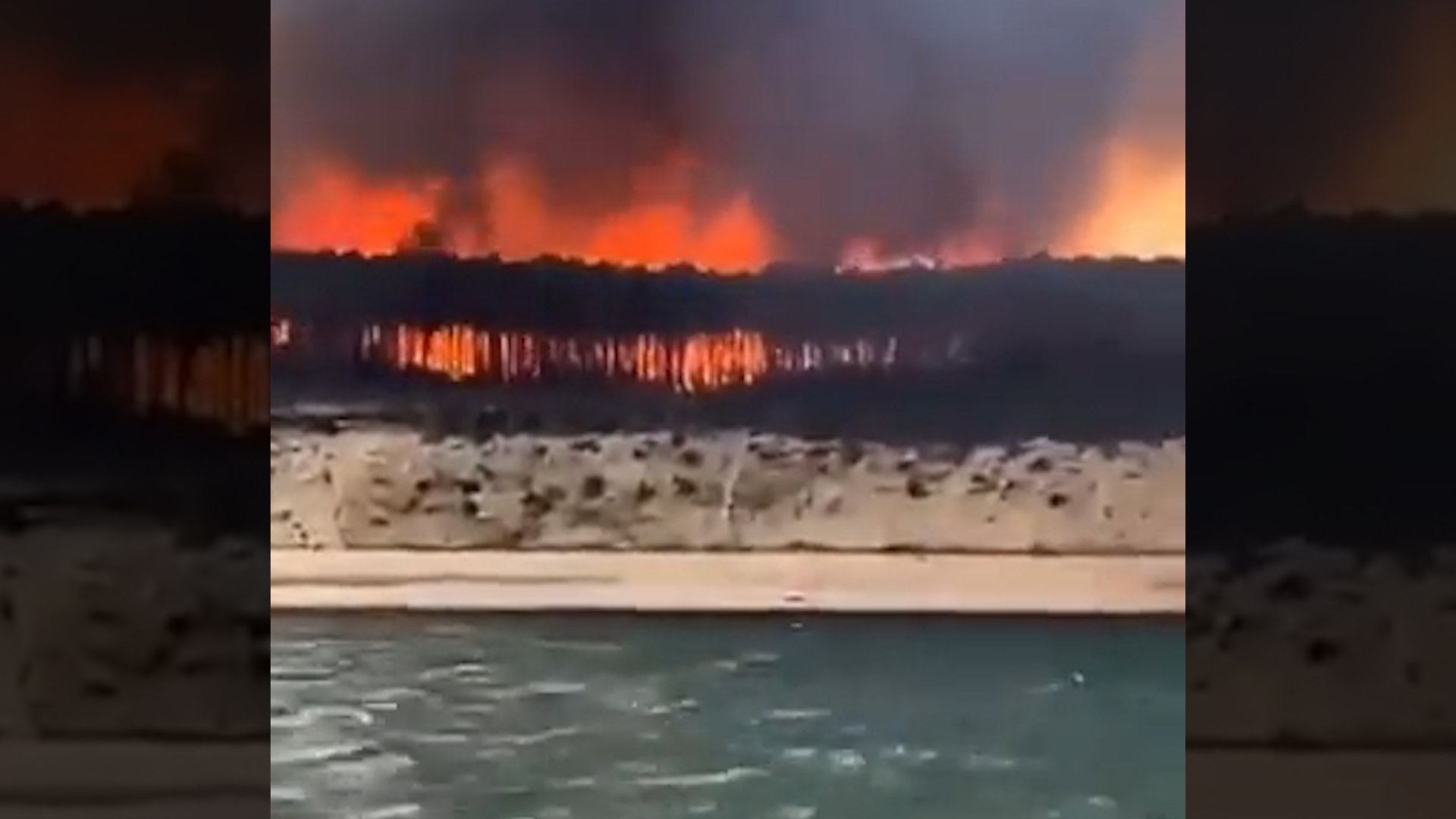 C'est un truc de fou!» : en Gironde, le feu envahit les plages - Vidéo  Dailymotion