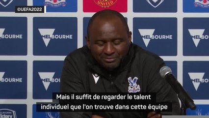 Crystal Palace - Pour Vieira, Manchester United va jouer le titre